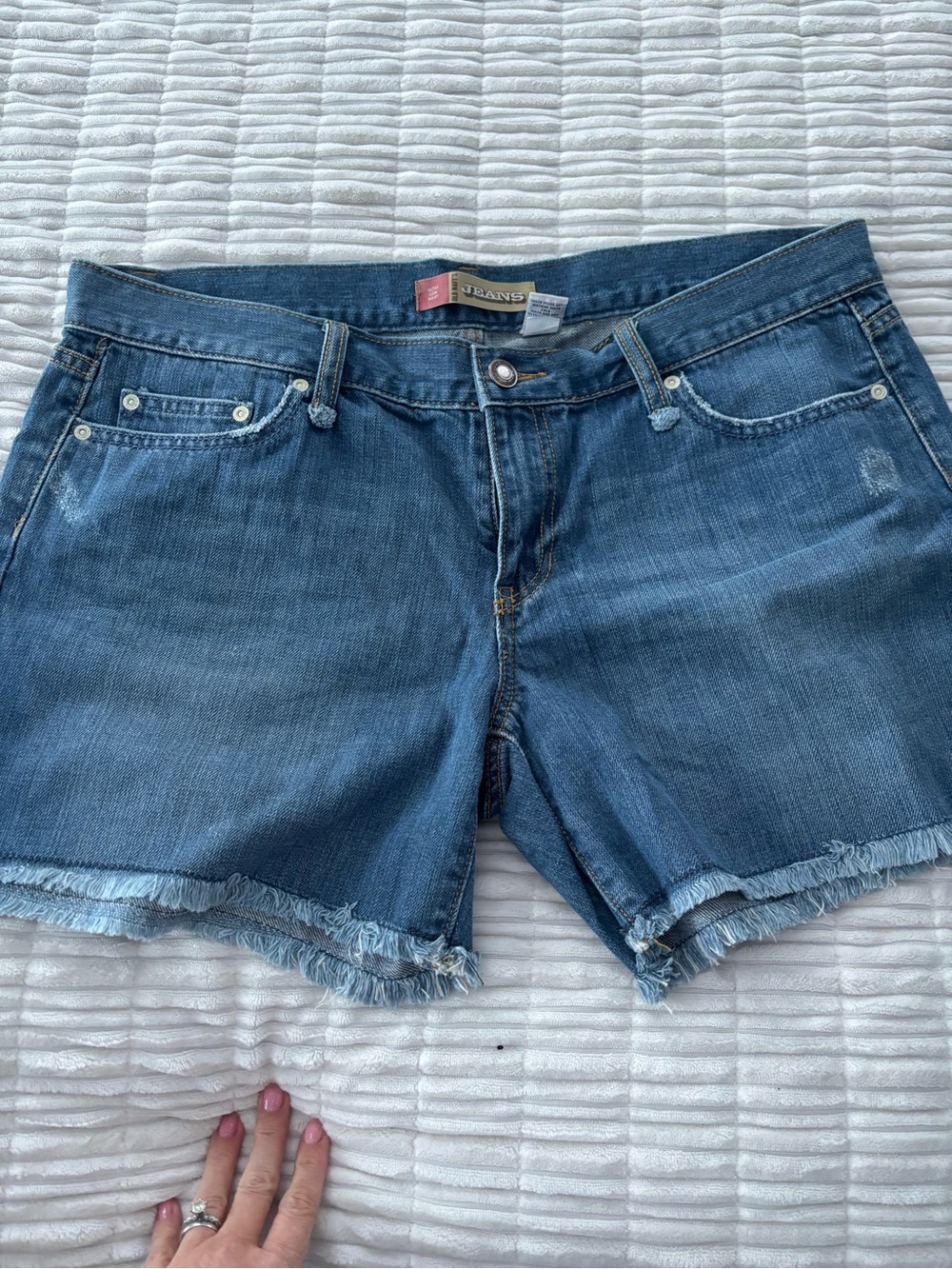 Women's Blue Denim shorts - Size 14